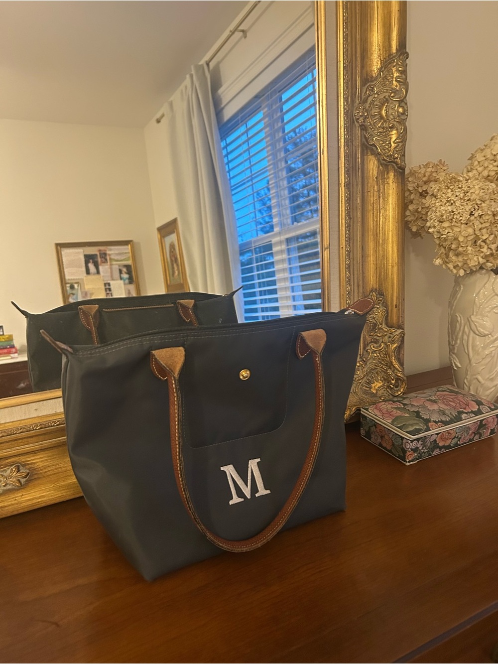 Medium grey longchamp